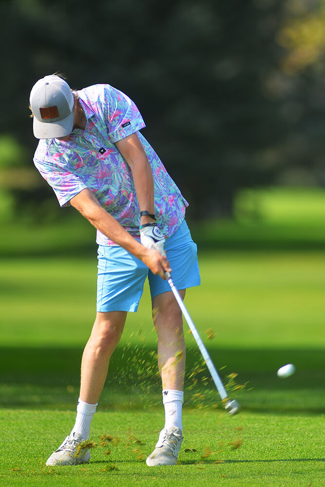 Cam Johnson hits the ball